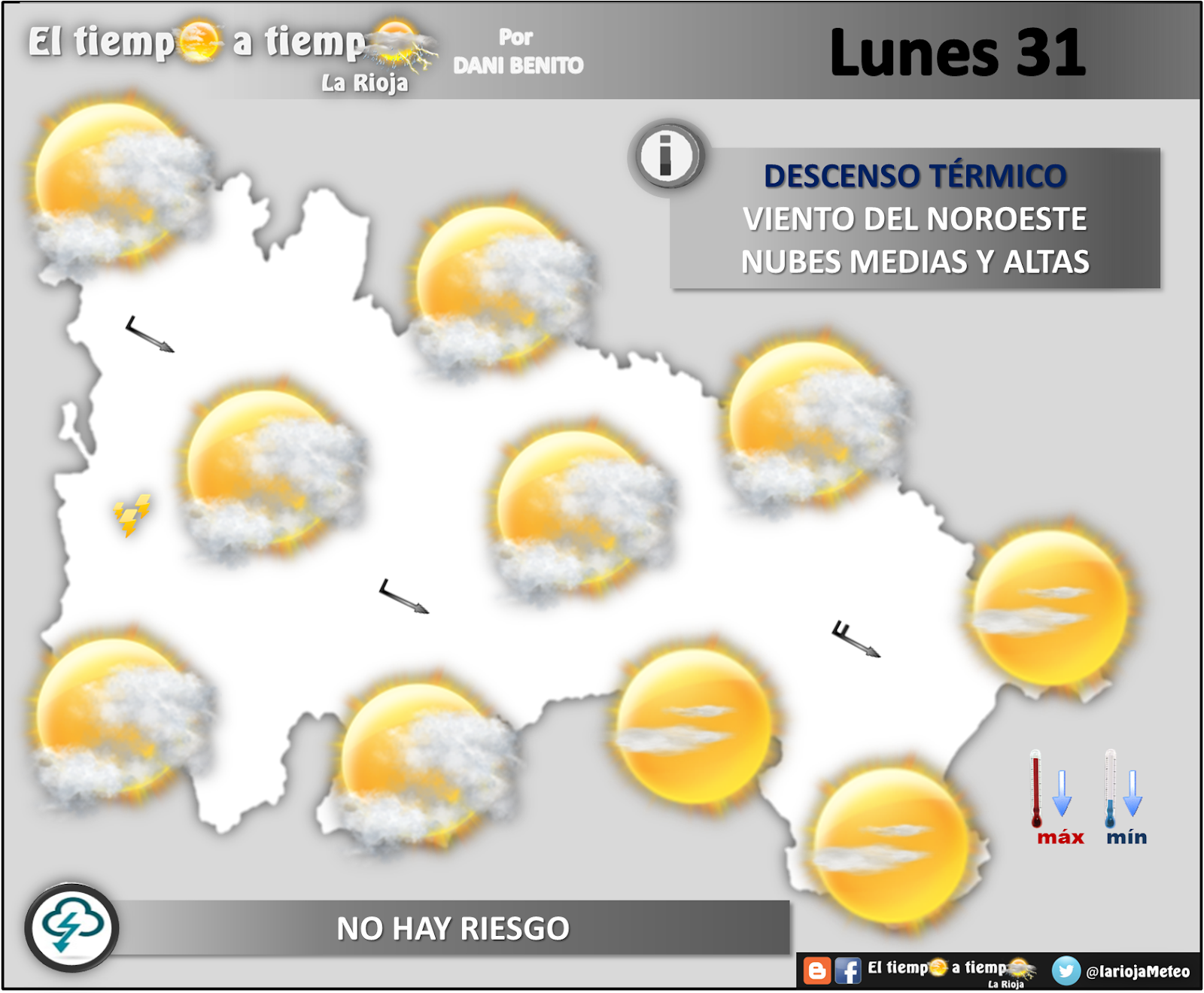 El Tiempo a tiempo La Rioja Predicción del tiempo en La Rioja del 31 El Tiempo a tiempo La Rioja Predicción del tiempo en La Rioja del 31