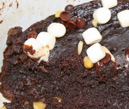 Spark Recipes: Rocky Road Chocolate Slow Cooker Cake (low fat low sugar)