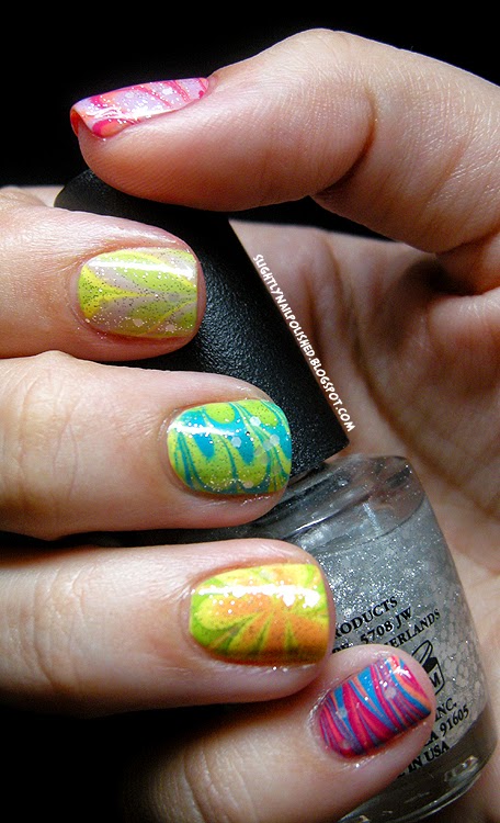 Slightly Nail Polished: Easter Water Marble...