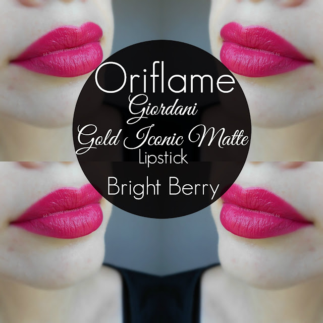 Mela e cannella oriflame giordani gold iconic matte lipstick