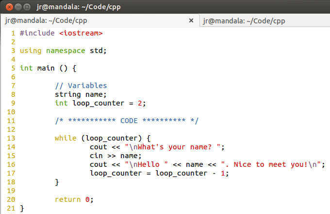 Hacking Cisco: CPP 07 - While Loop