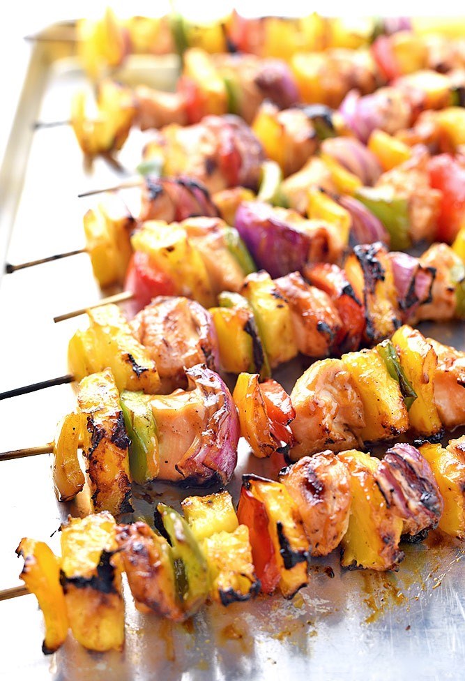 HAWAIIAN CHICKEN KABOBS RECIPE Cooks Network
