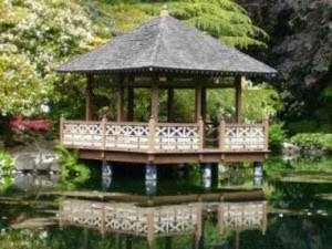 Desain Taman Rumah Ala Jepang Area Perkebunan Luas Sedikit Kita
