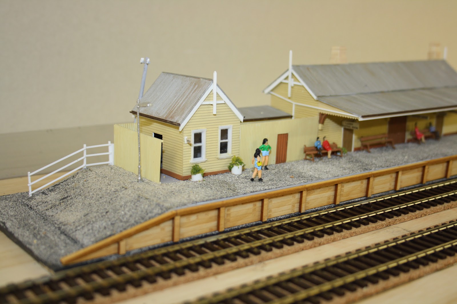 NSWGR Southern Line Layout In A Shed: Next....Timber- Station Platform ...