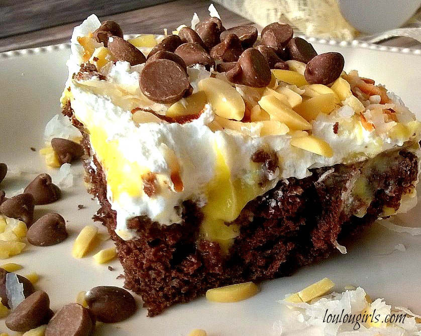 Coconut Chocolate Delight Cake Lou Lou Girls