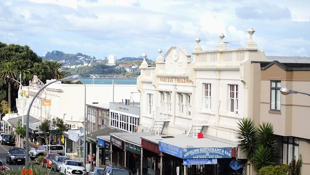 The main street in Devonport Auckland