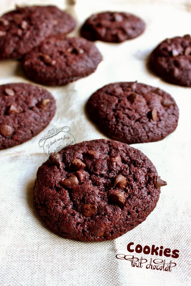 cookies chocolat noir et cacao