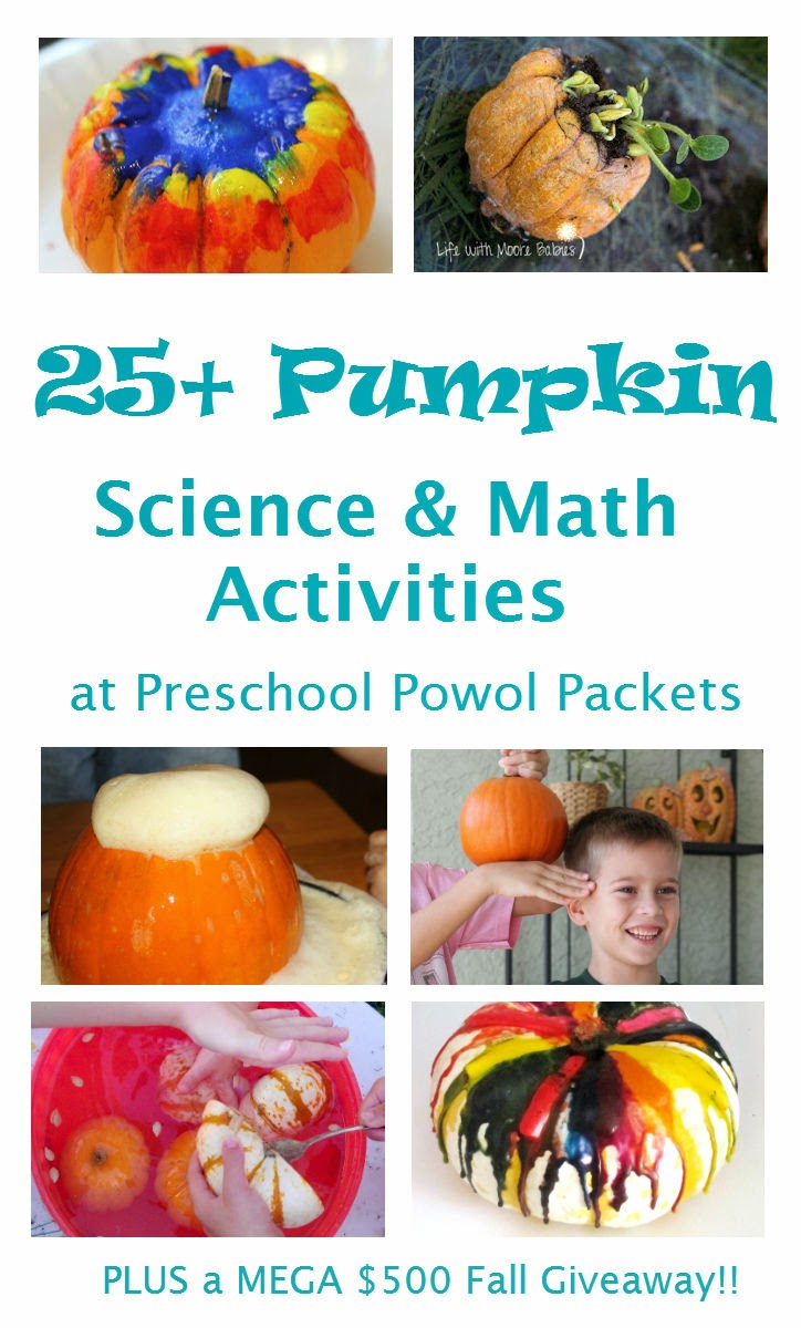 25+ Pumpkin Science & Math Activities AND Mega CASH Giveaway ...