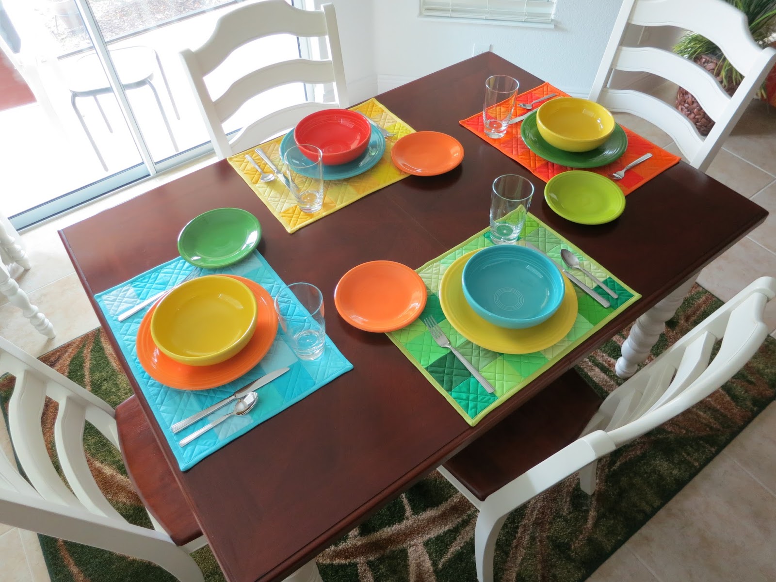 Flourishing Palms Fiesta Placemats