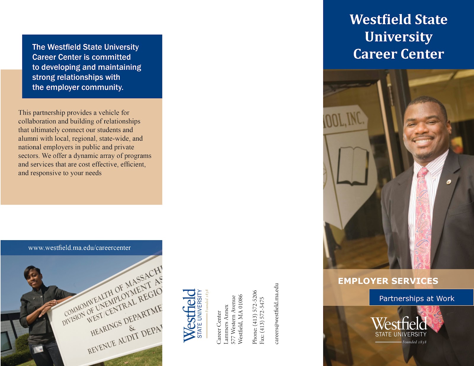 alycia designs WSU Career Center Brochure