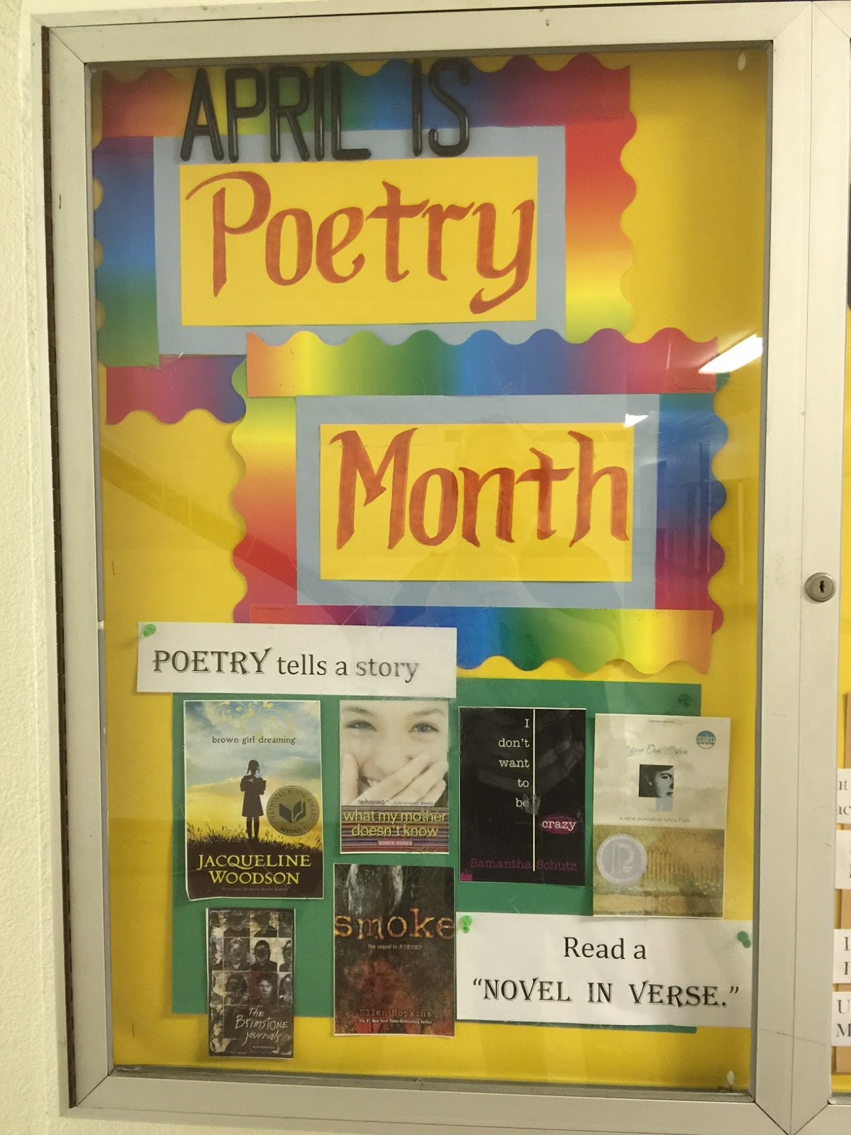 Smells Like Library BULLETIN BOARDS & DISPLAY April is Poetry Month