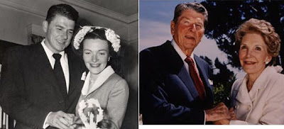 Ronald Reagan and Nancy Davis