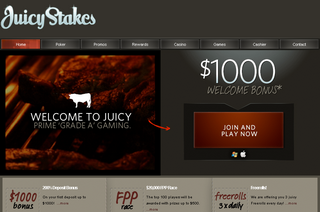 Juicy Stakes Poker Screen