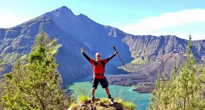 Plawangan Senaru Crater Rim altitude 2641m - Mount Rinjani