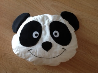 panda pillow, pillow pattern, almofada do panda