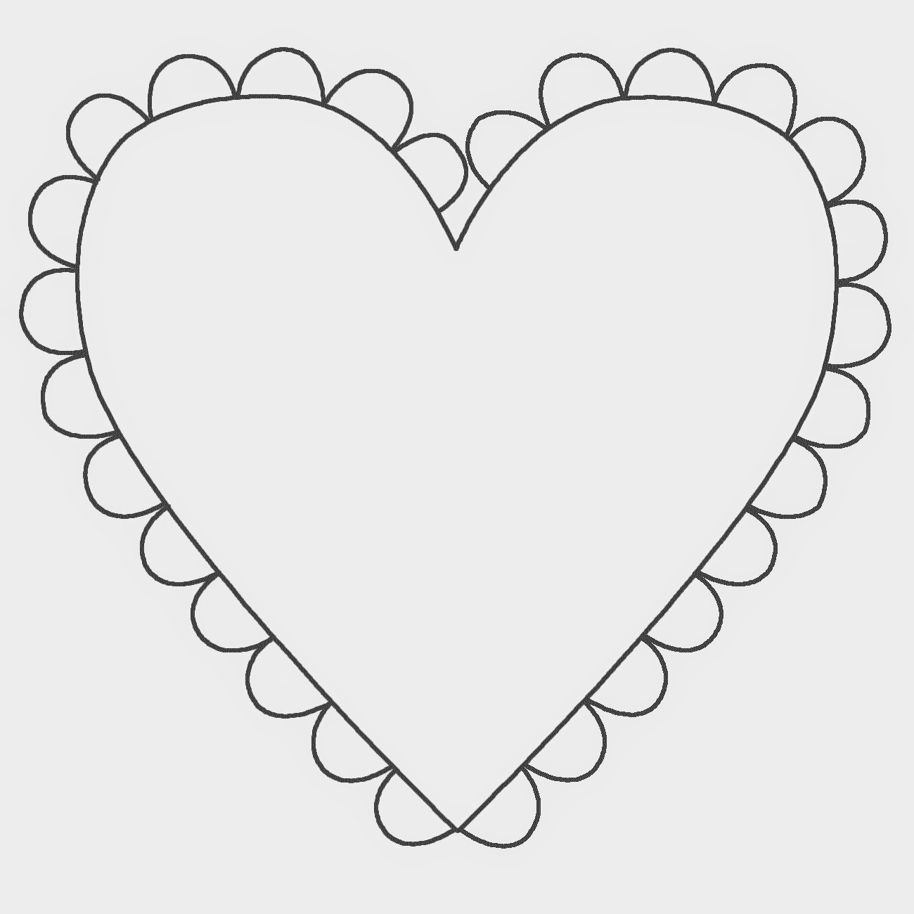 Dibujos para Colorear: Dibujos de Corazones