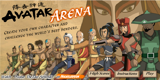 Avatar Arena A Free Online Nickelodeon Game