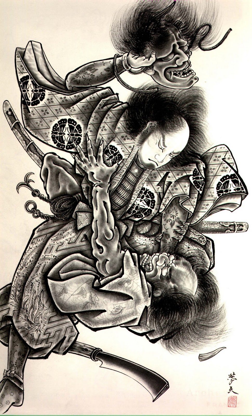 Demons Japanese Tattoo: Demons Japanese Tattoo HORIYOSHI