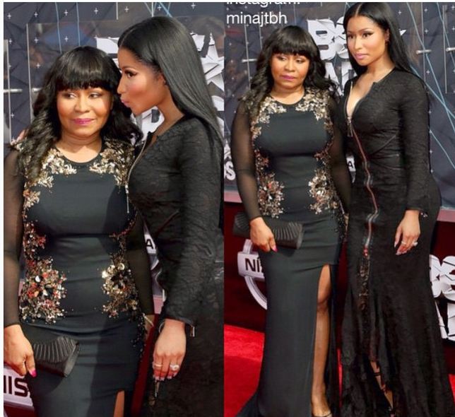 SWP: Nicki Minaj Shows Her Mom For The First Time At BET Awards 2015