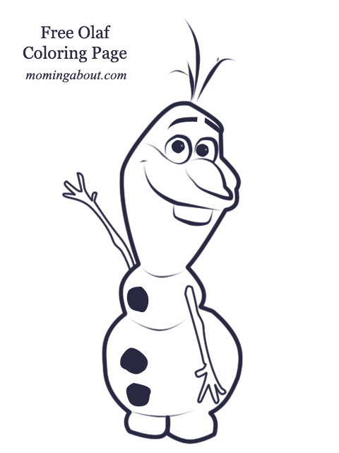 olaf frozen coloring pages summer - photo #33