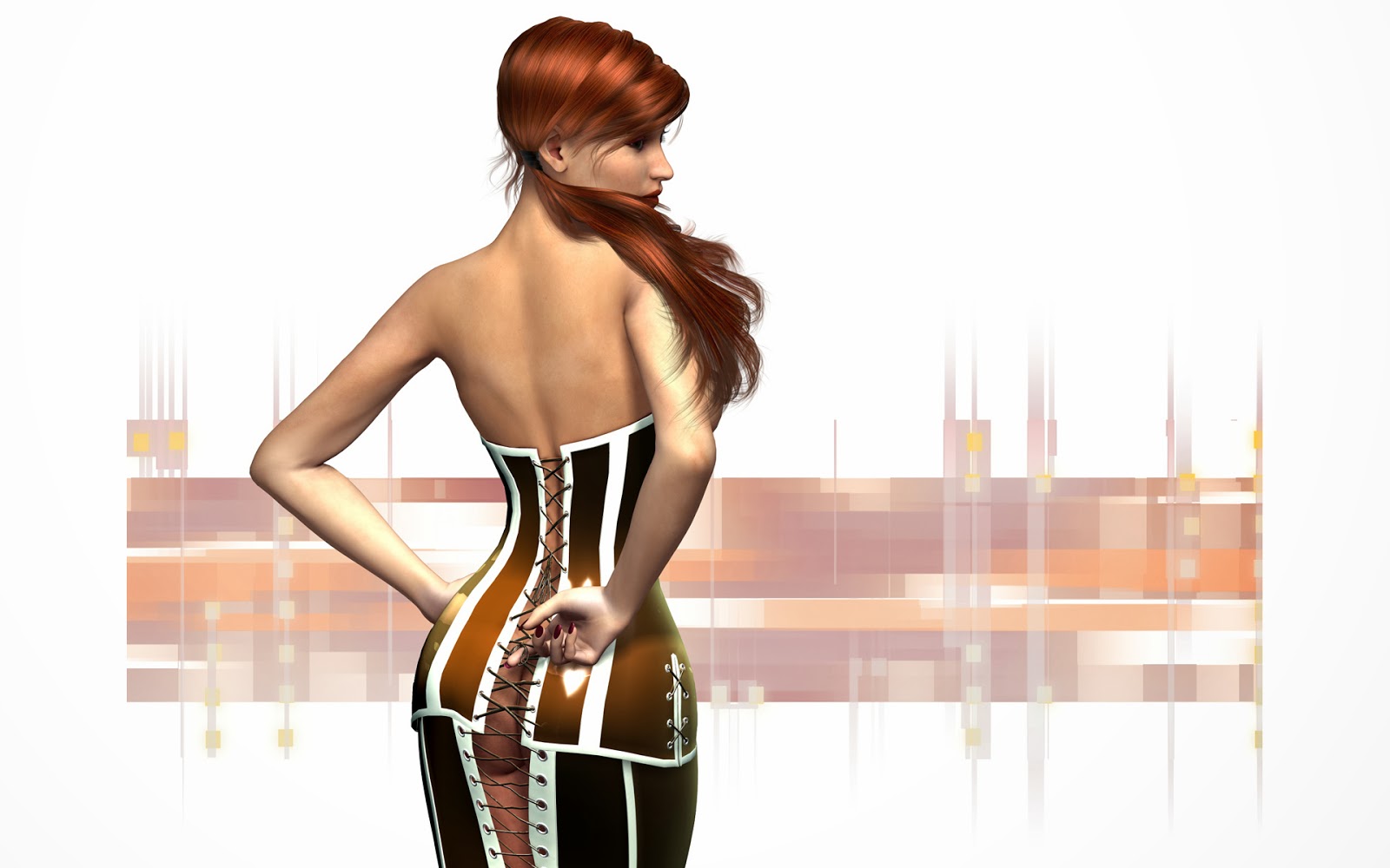 Imágenes renderizadas: Chicas sexis Fondos de pantalla. 