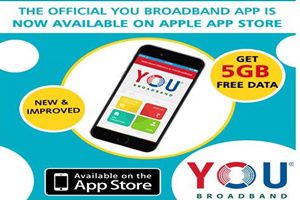 You Broadband users will get 5GB free data usage on self-care app install 
