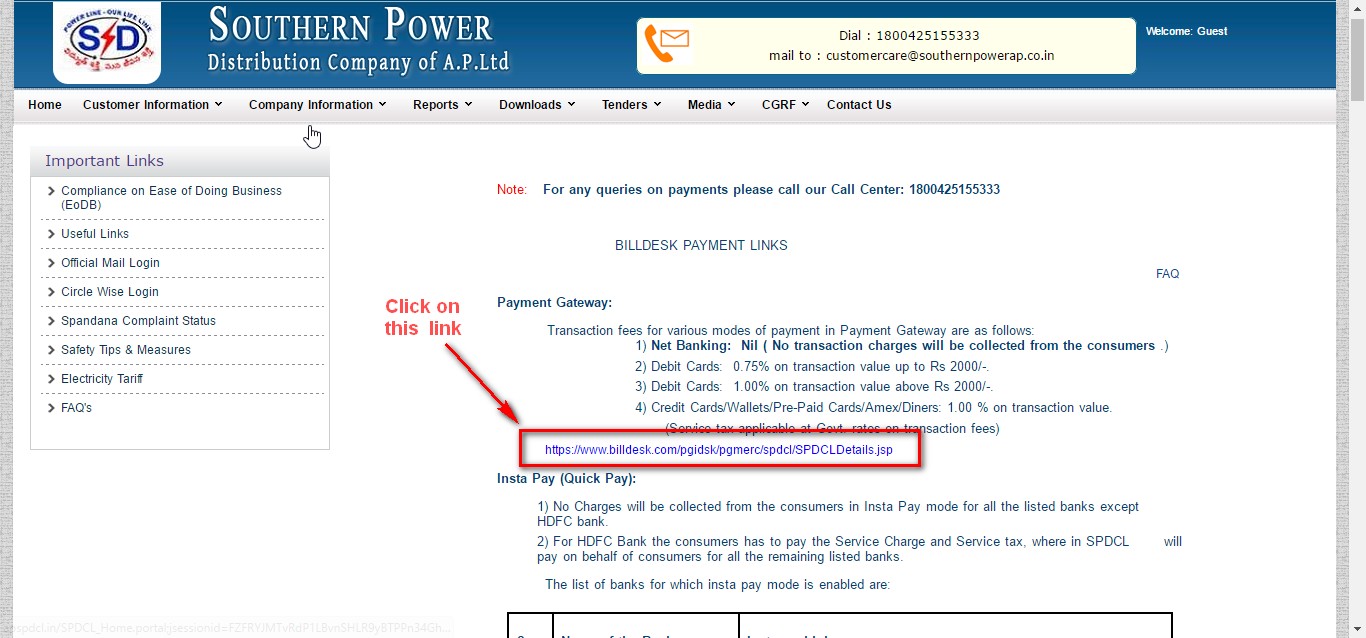 How To Pay Current Bill Online Apspdcl Sai