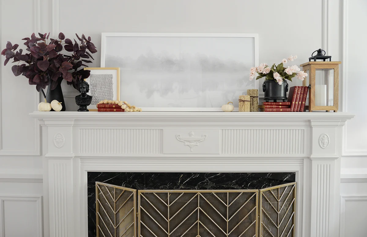 Fall Mantel and a Craft Project - Our Southern Home