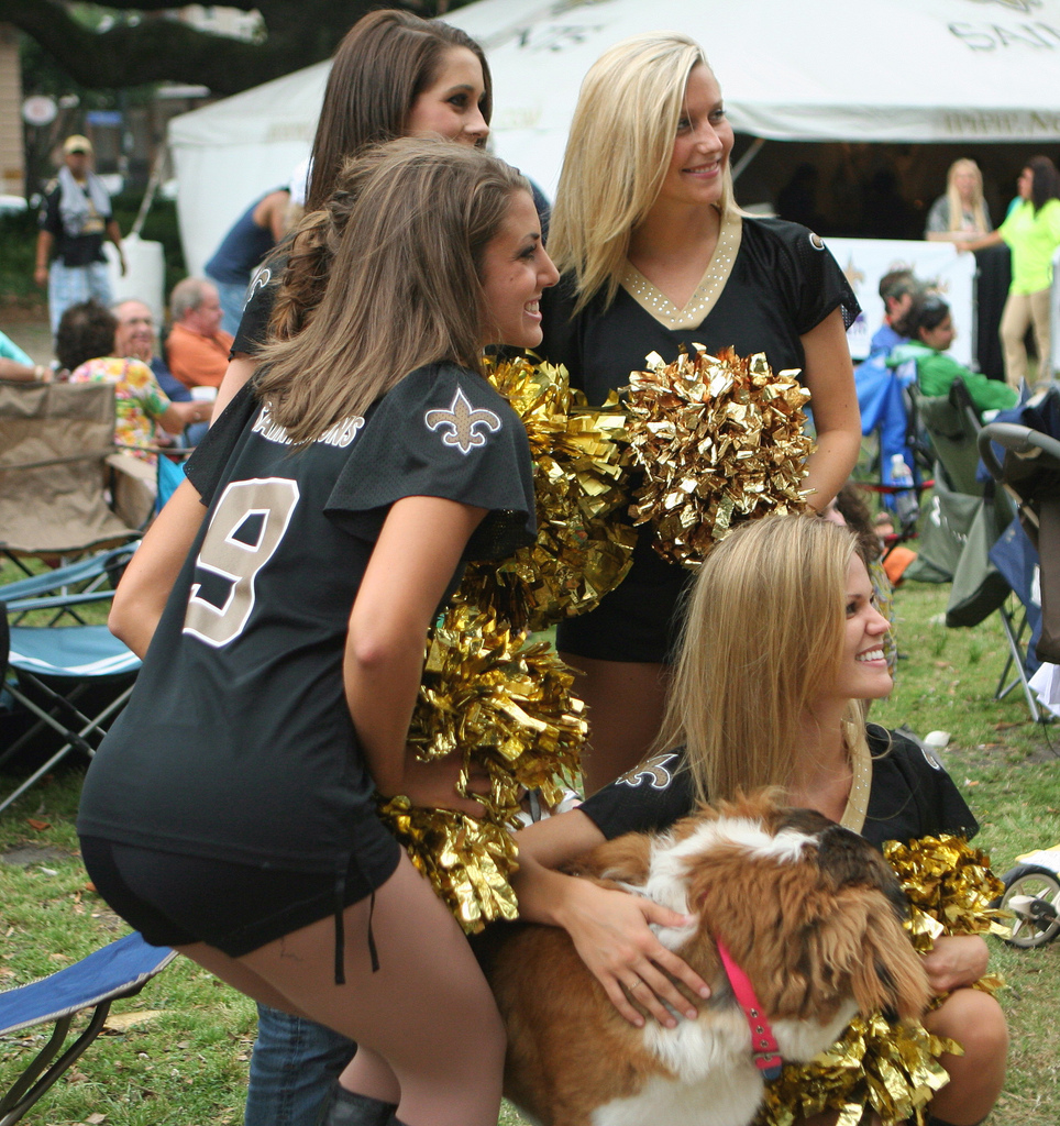 NFL and College Cheerleaders Photos New Orleans Saints Cheerleaders