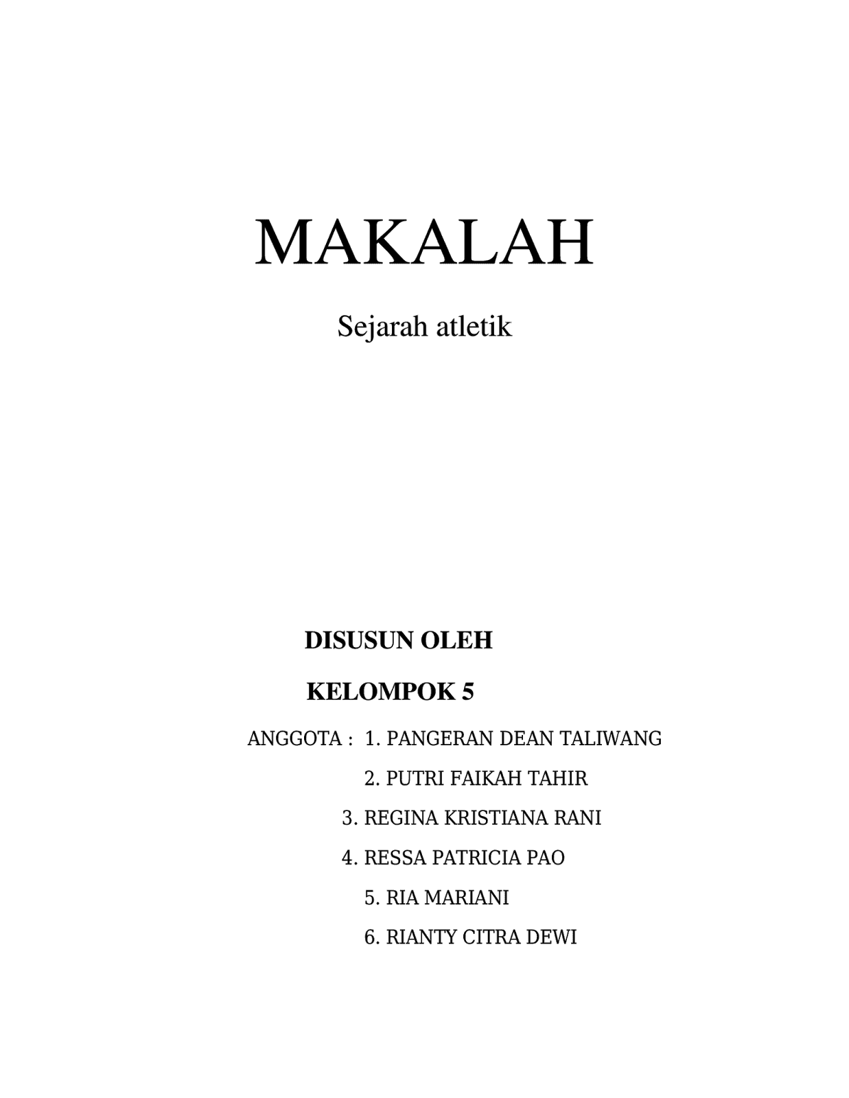 makalah atletik - wood scribd indo