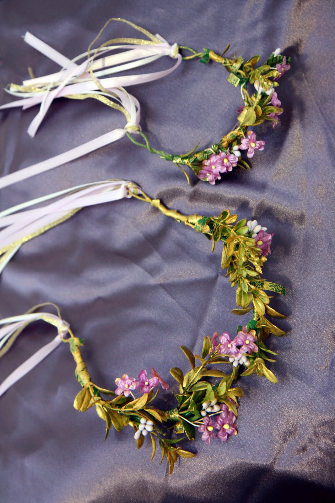 bits and pieces DIY Floral Head Wreaths
