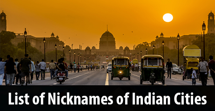 Kerala PSC - List of Nicknames of Indian Cities