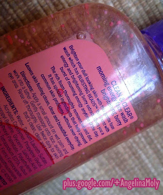 angelinamoly's reviews of brightening berry facewash, CLEAN & CLEAR MORNING ENERGY Face Wash Brightening Berry, clean e clear sabonete liquido, clean & clear facial cleanser, clean & clear hydrating gel moisturizer, clean & clear indonesia,  clean & clear invisible blemish treatment,  clean & clear intimate wash, clean & clear morning burst facial scrub, clean & clear mark treatment review, clean & clear morning glow moisturizer, clean n clear fairness cream,  clean & clear oil free moisturizer review, clean & clear oil control toner review,  clean & clear philippines, clean & clear products in india