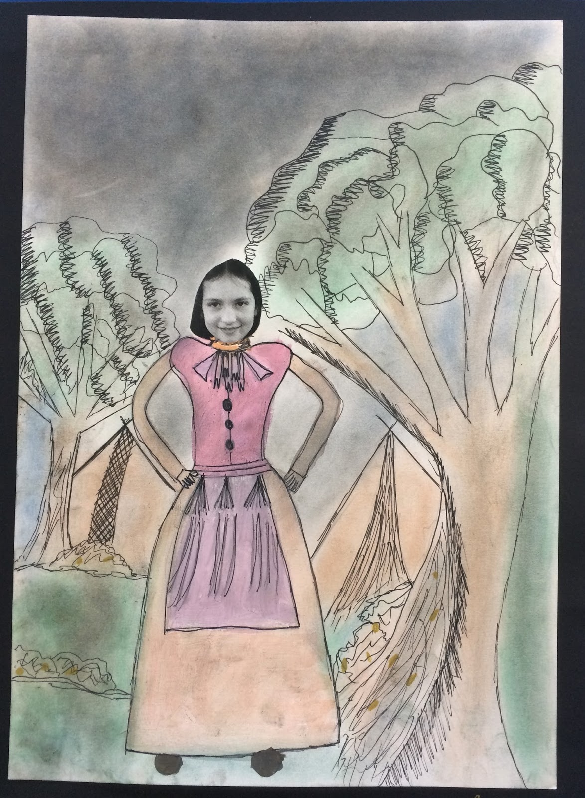 Art with Mrs Baker: Grade 5 Gold Rush Artworks