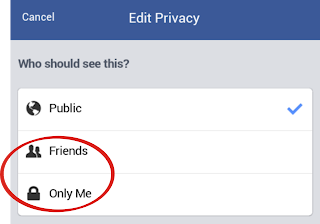 Cara Menyembunyikan Daftar Teman Facebook Lewat Handphone