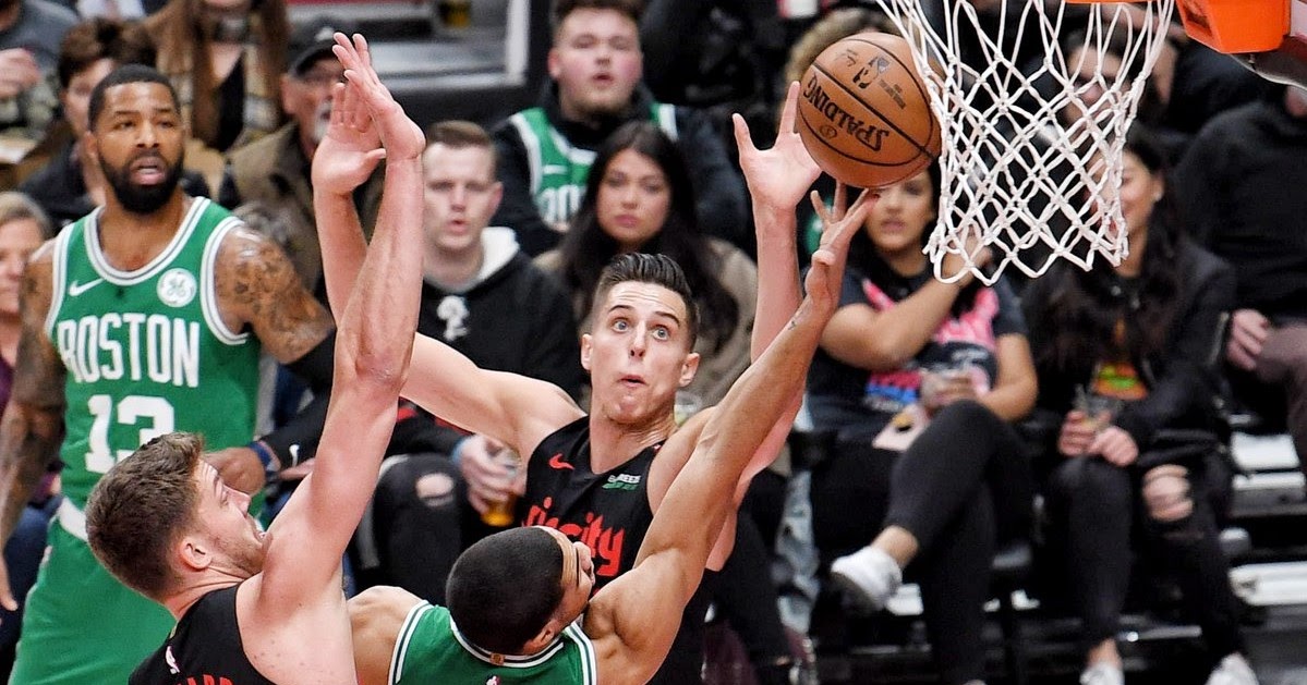 Celtics end brutal road trip with 10094 loss to the Trail Blazers