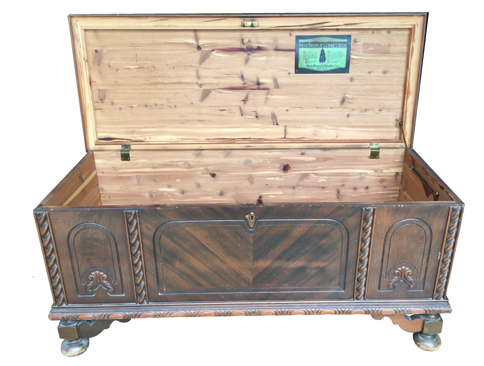 Finale Furniture Restoration Services, LLC Antique Cedar Chest Revival