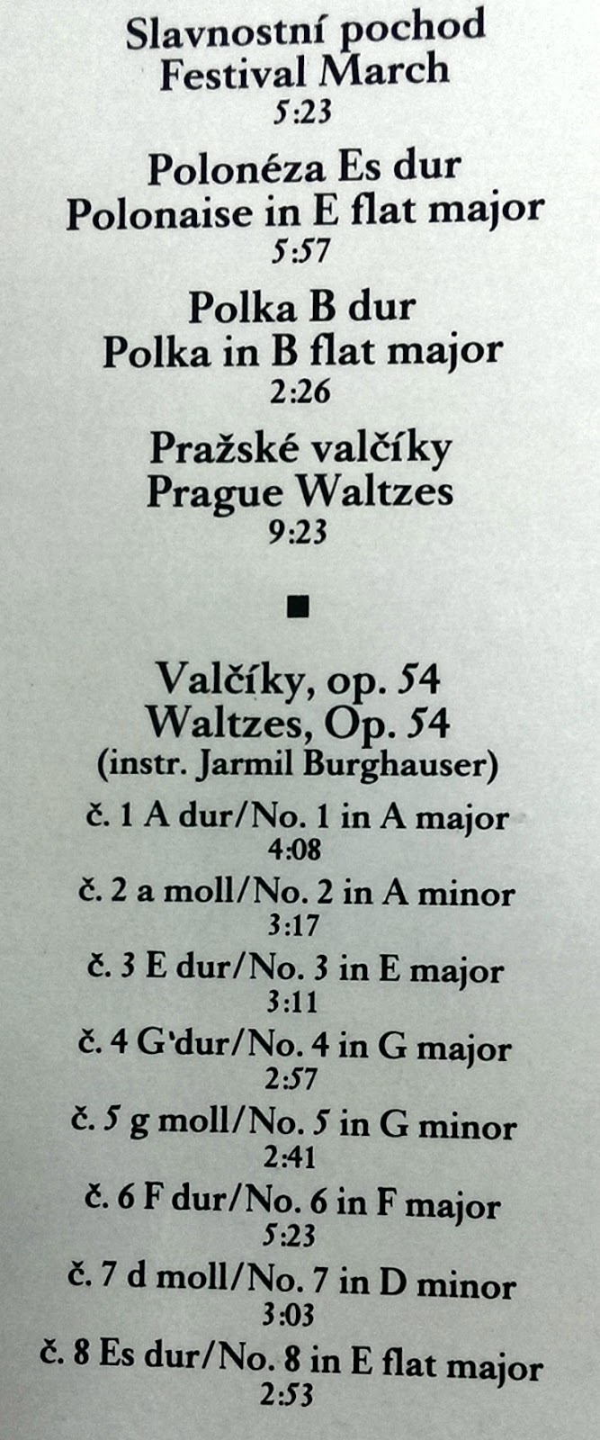 LincoonnnP 貝洛拉維克 指揮 德弗札克 布拉格 圓舞曲 / Antonin Dvorak Prague Waltzes
