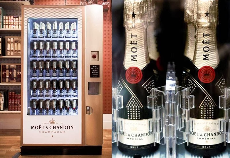 Passion For Luxury Moët & Chandon Champagne Vending Machine at Selfridges