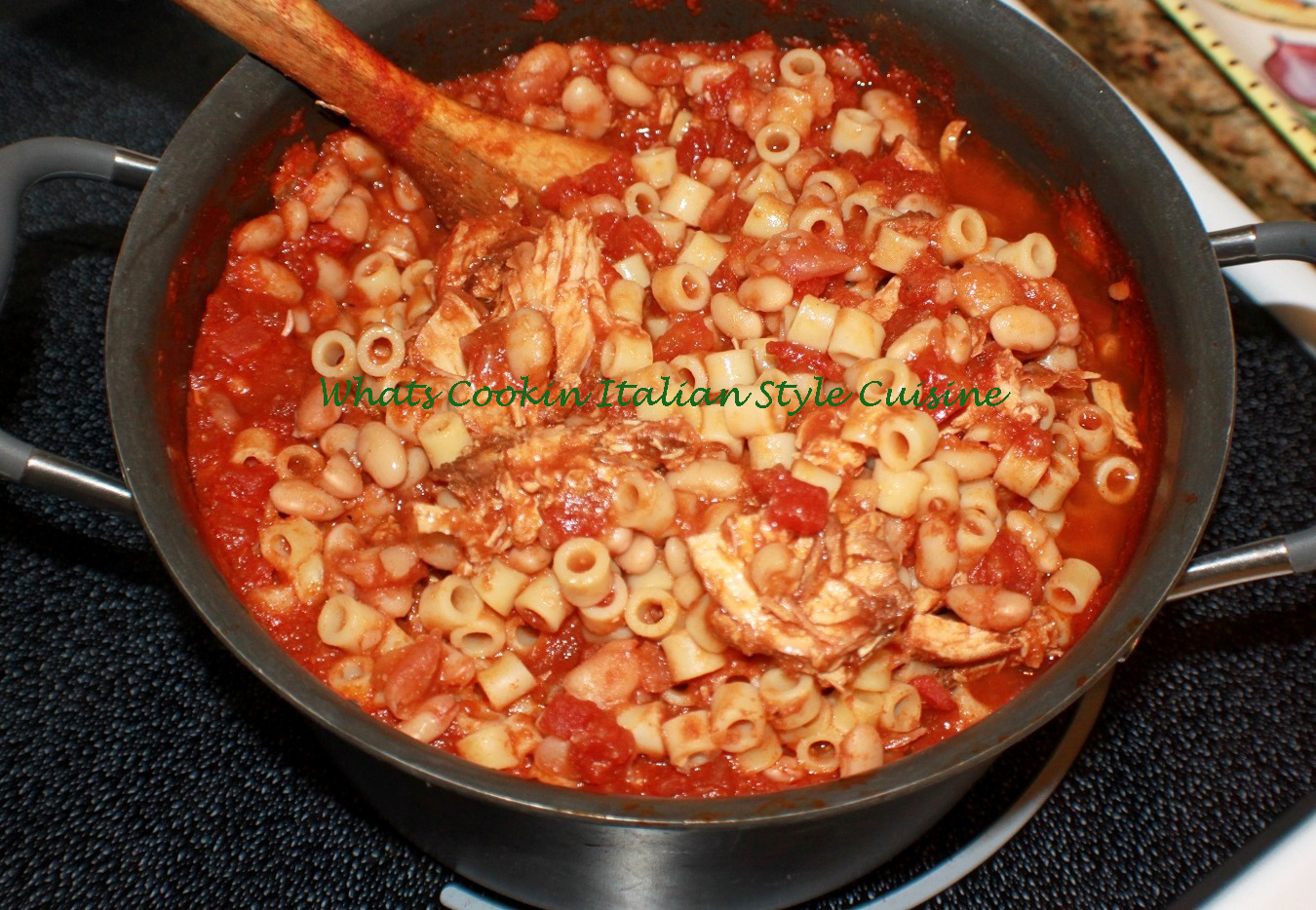 Chicken Parmesano Pasta Fagioli What's Cookin' Italian Style Cuisine