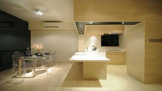 modern minimalist flat interior design photo