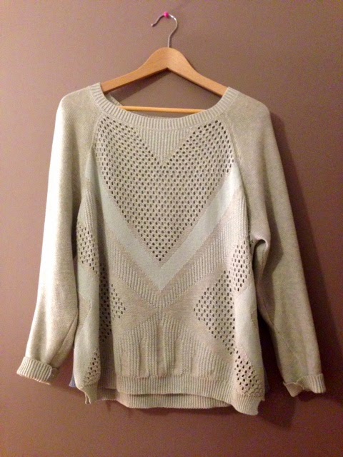 laws of general economy: Micaela Greg mint triangle sweater