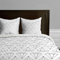 duvet geometric bedding designs map pattern modern themed deny covers comforter queen jellybean nilles clara giraffes twin xl sets cori