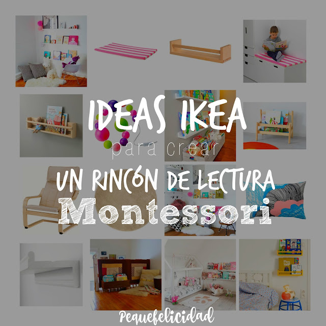 PEQUEfelicidad: IDEAS IKEA PARA CREAR UN RINCÓN LECTURA MONTESSORI