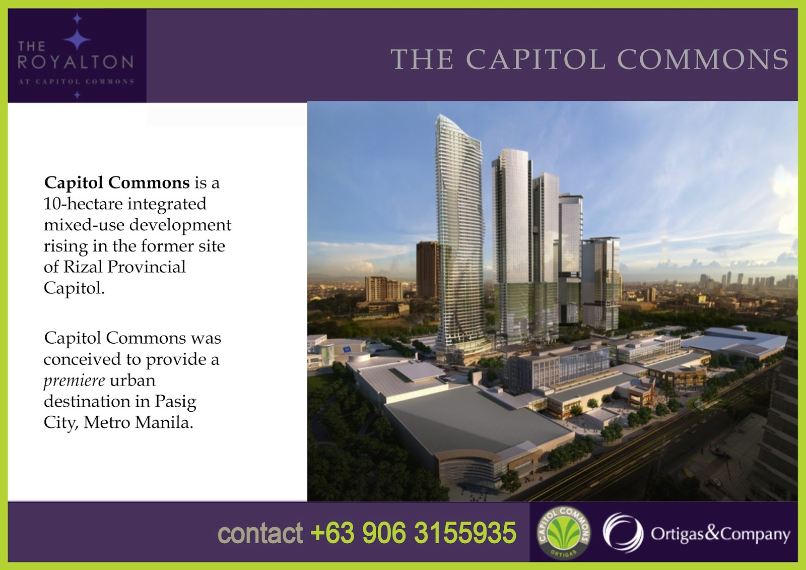Condo Units for Sale. The Royalton at Capitol Commons PreSelling