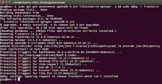 removal of frostwire and dependencies