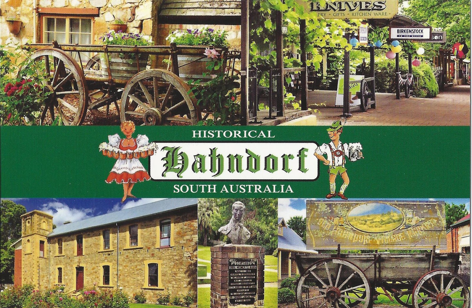 A Journey of Postcards Historic Hahndorf Australia