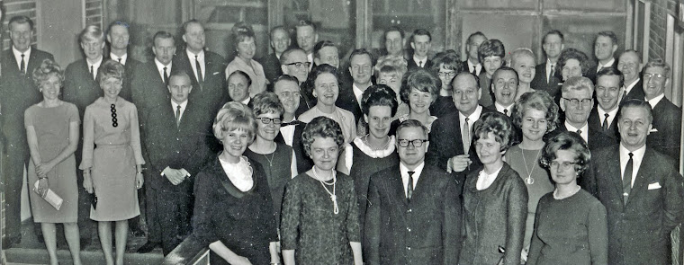 Tapaturmantorjunta ry:n henkilökuntaa 1965