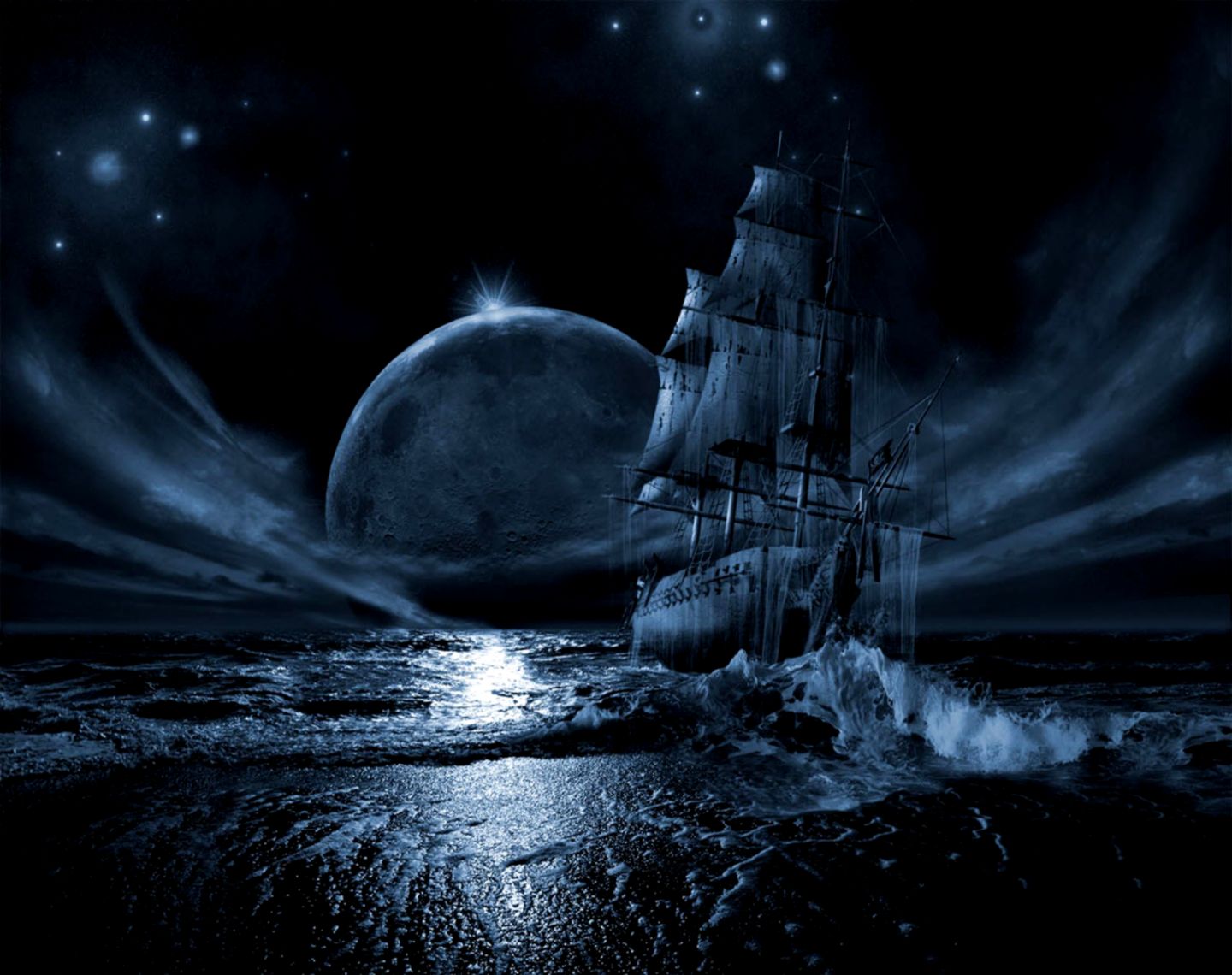 Ghost Pirate Ship