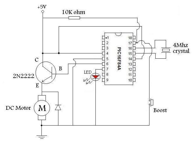 Dc motor speed control using pic microcontroller Project topic